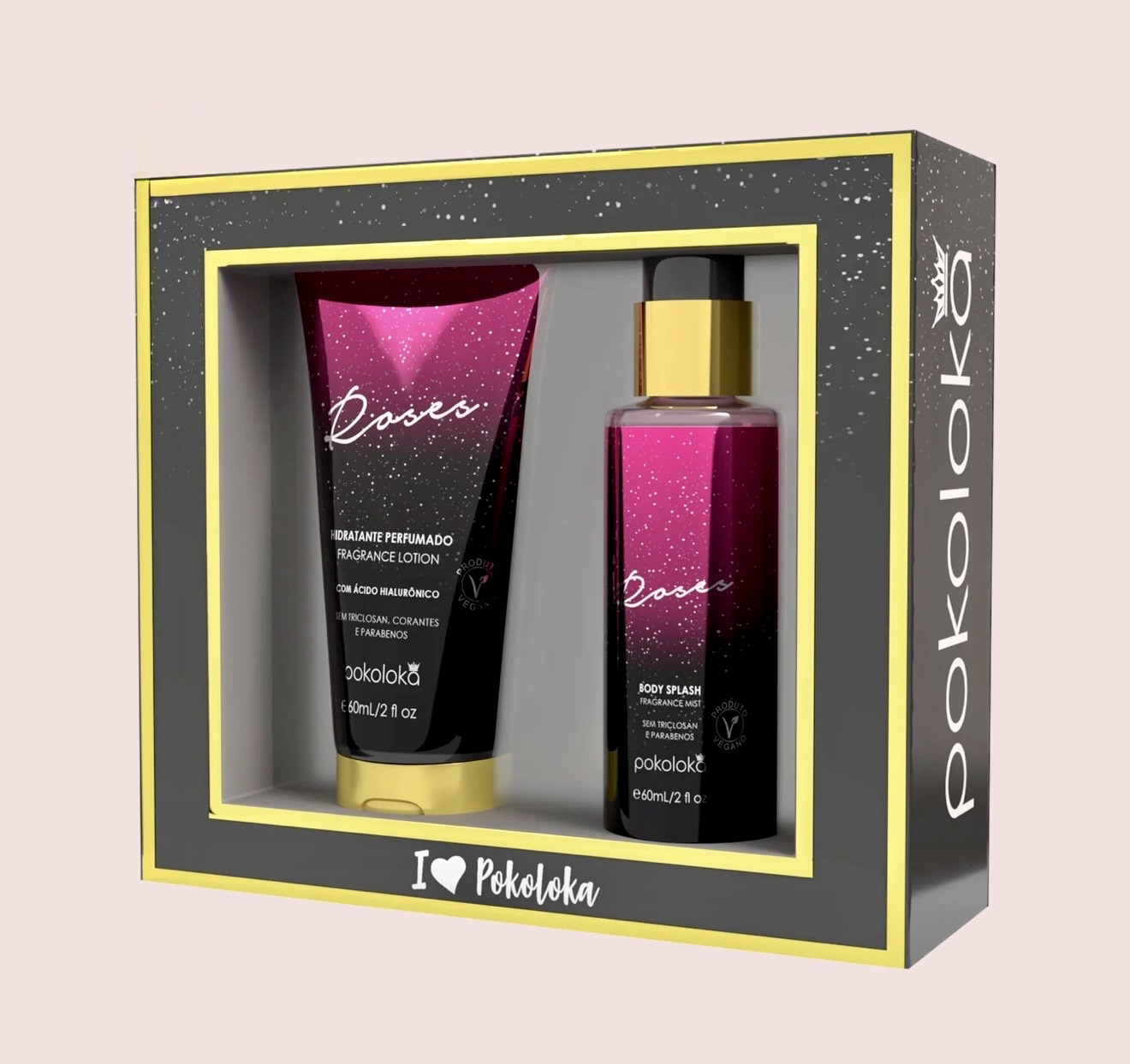 Kit Lokachic Roses - 60ml